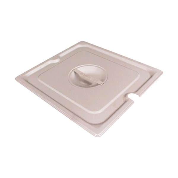 2/3 Pan Lid Ss W/Notch